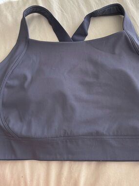 Columbia High-Neck Sports Bra - Slate Blue